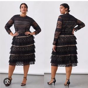 Anthropologie - Forever That Girl lace midi dress - size 1X